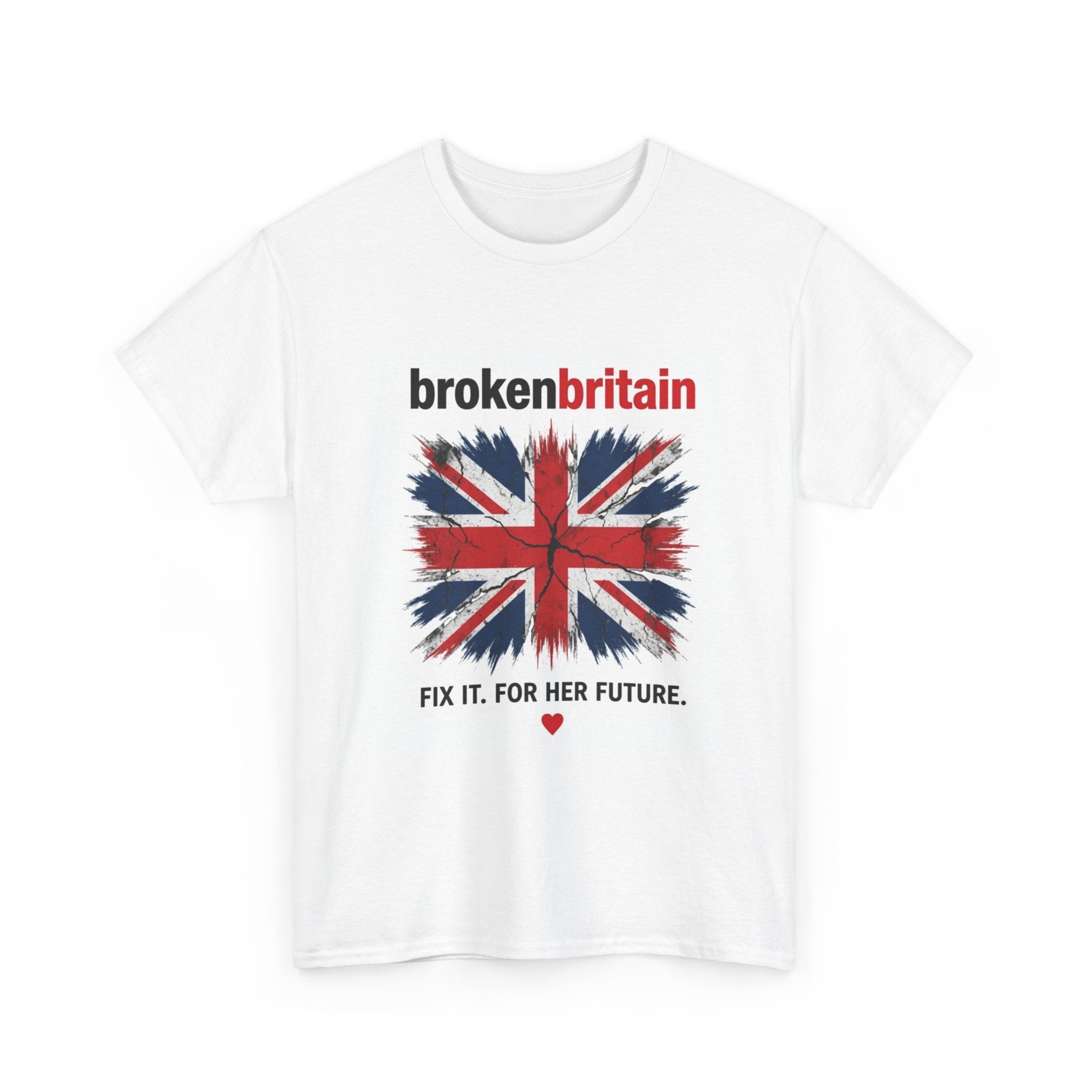 Unisex Broken Britain Union Jack Tee