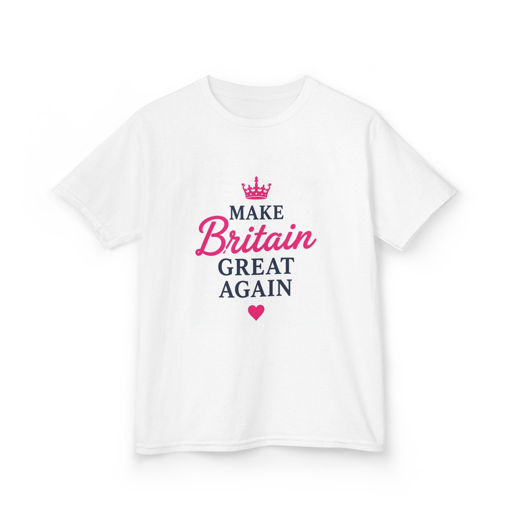 Kids Unisex Pink Make Britain Great Again