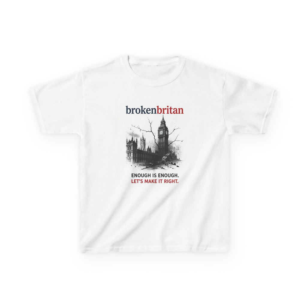 Kids Unisex Church Broken Britain Tee