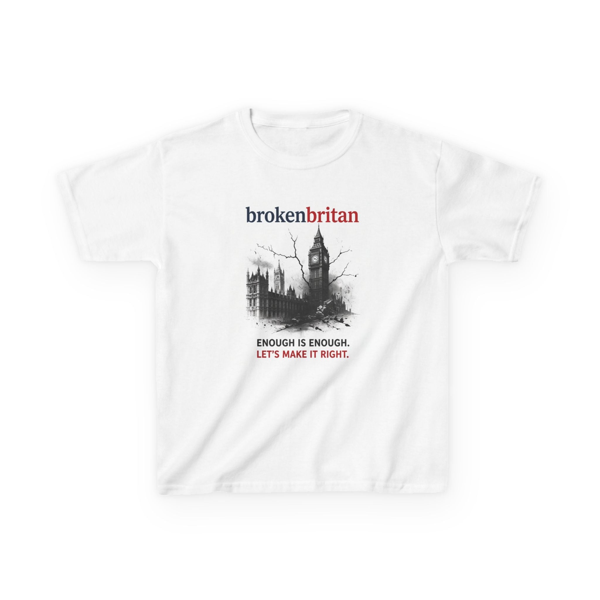 Kids Unisex Church Broken Britain Tee