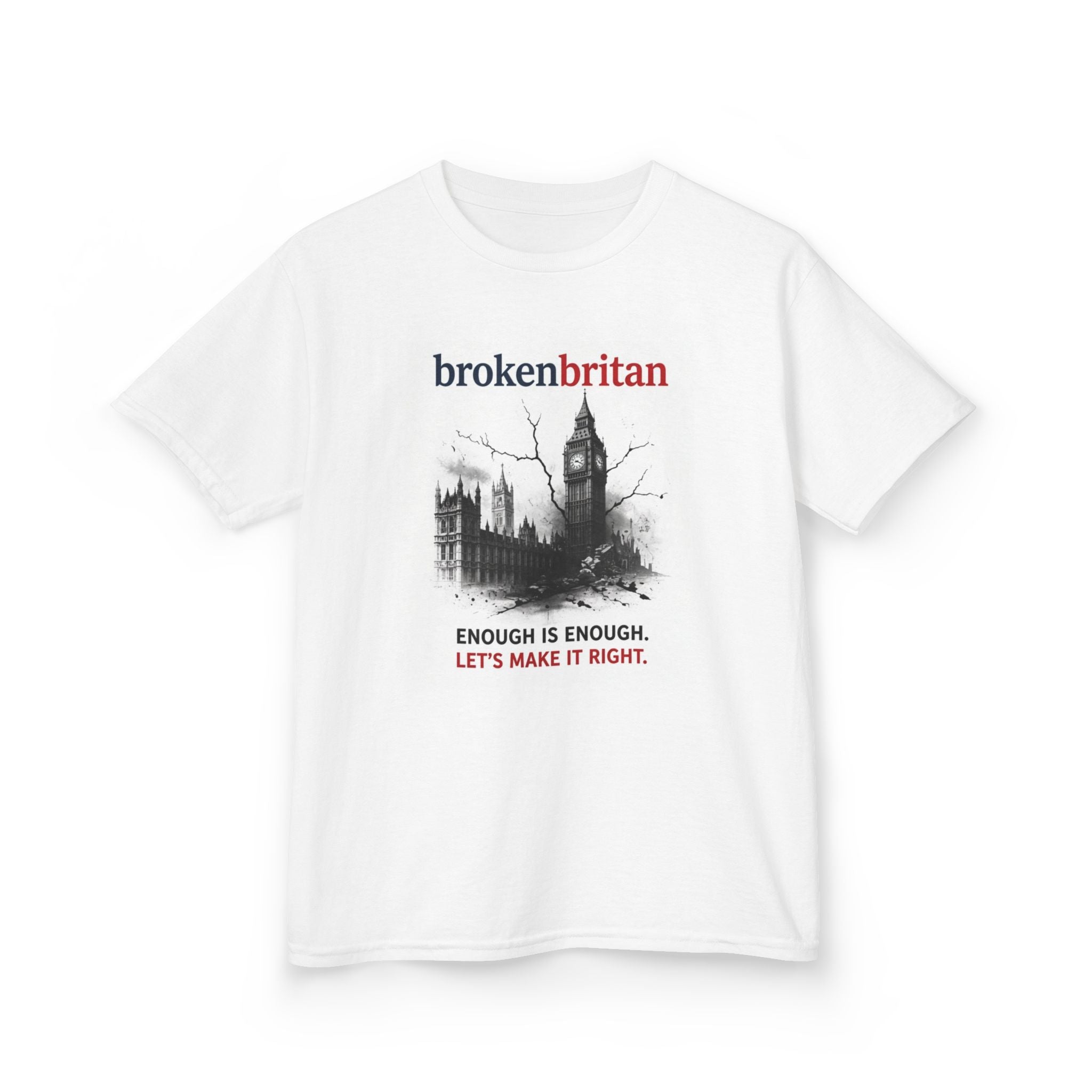 Kids Unisex Church Broken Britain Tee